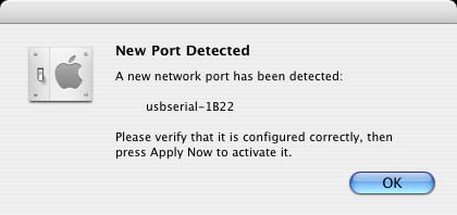 new port detected